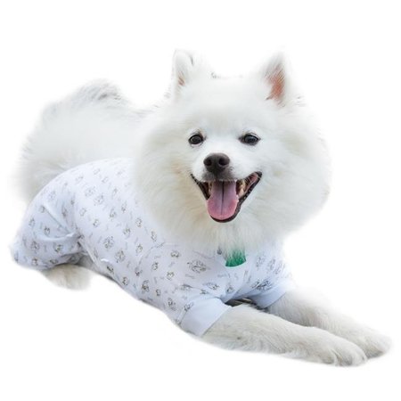 COVER ME BY TUI Cover Me by Tui XXL Adj Fit Pullover SS Puppy P Adjustable Fit Puppy Print Pullover with Short Sleeve for Pets - 2XL XXL Adj Fit Pullover SS Puppy P